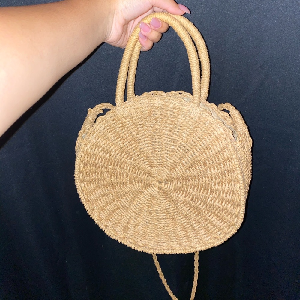 Straw bag